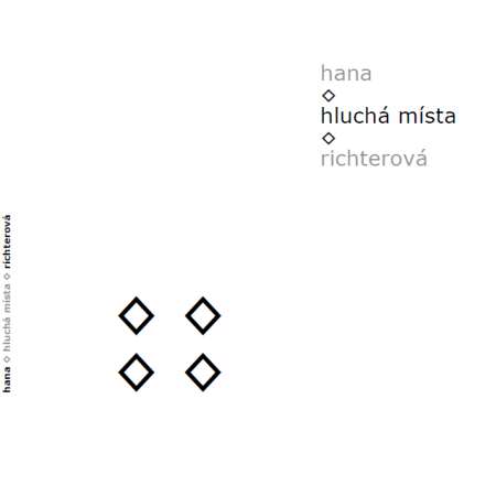 Hana Richterová: Hluchá místa [edice LSFH / svazek 6, 2018]